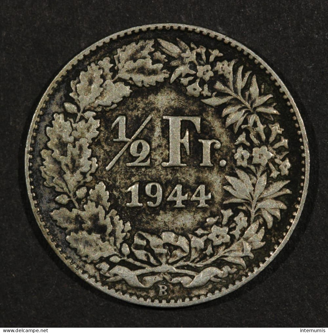 Suisse / Switzerland, 1/2 Franc, 1944, Argent (Silver), TTB (EF), KM#23, HMZ-2 #1206 - Autres & Non Classés