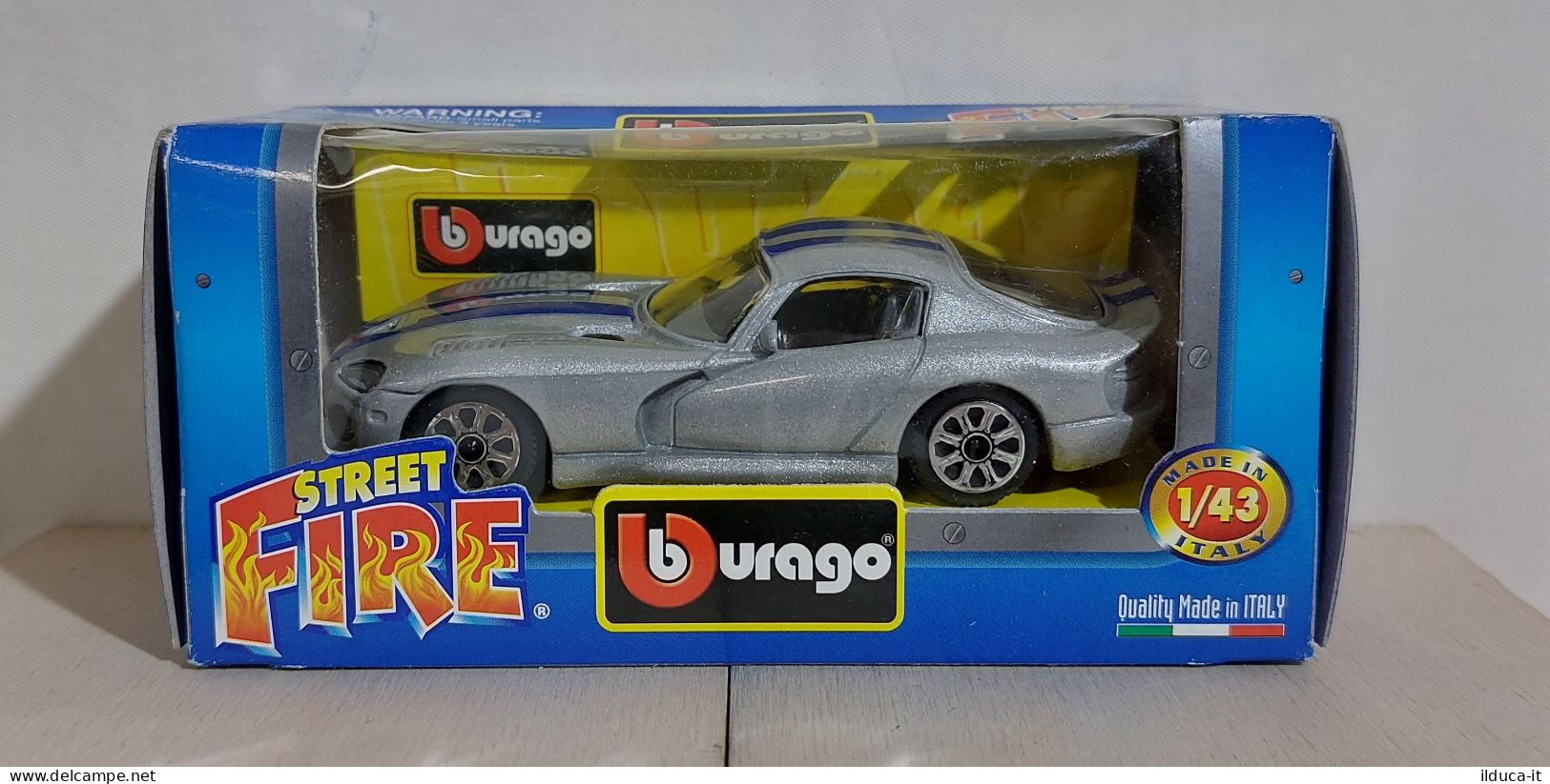 I116203 BURAGO 1/43 Serie Street Fire - Dodge Viper GTS Coupè - Box - Burago