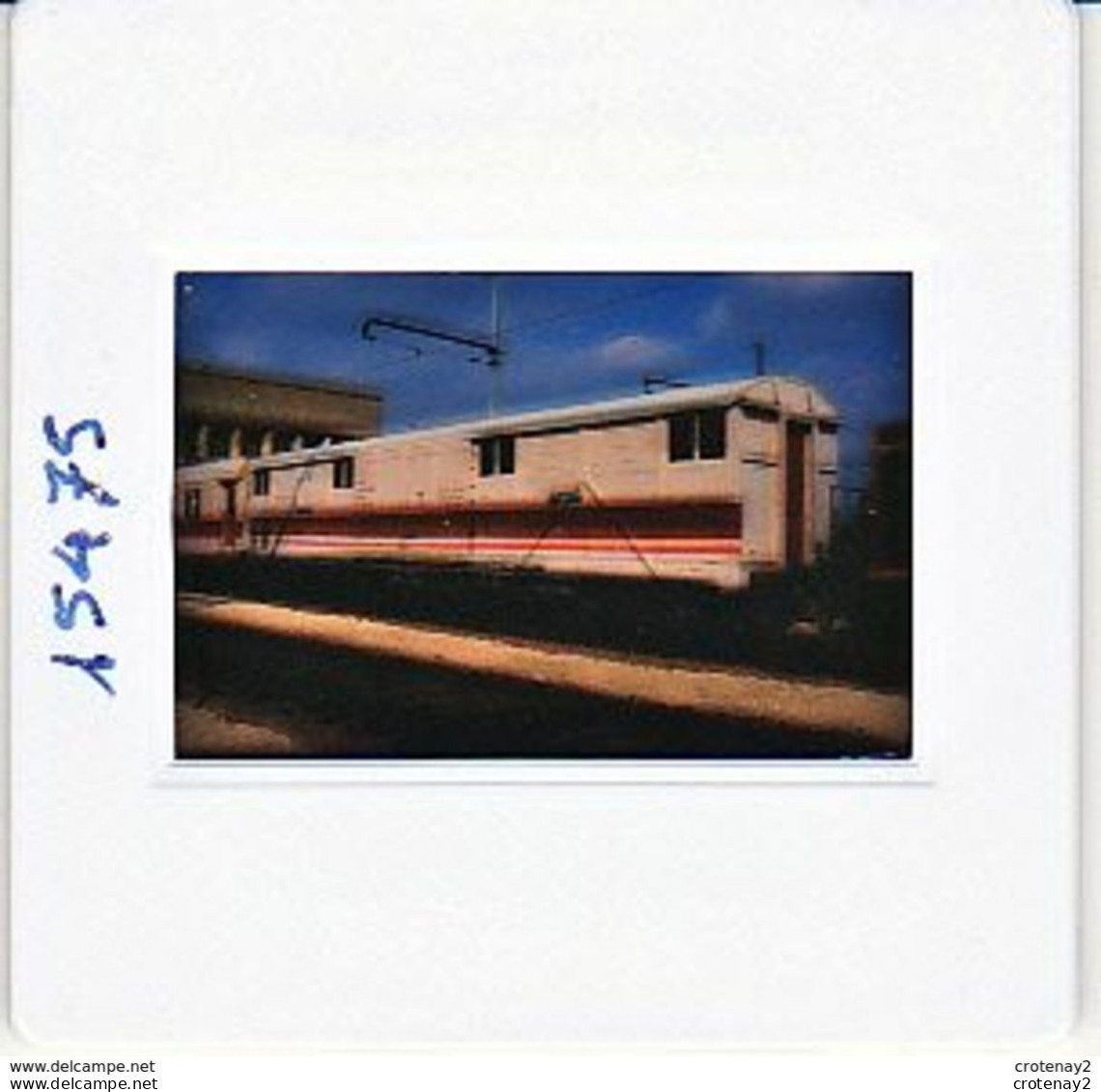 Photo Diapo Diapositive Slide Train Wagon SNCF Instruction Frein De SAINTES Le 3/10/1998 VOIR ZOOM - Diapositives