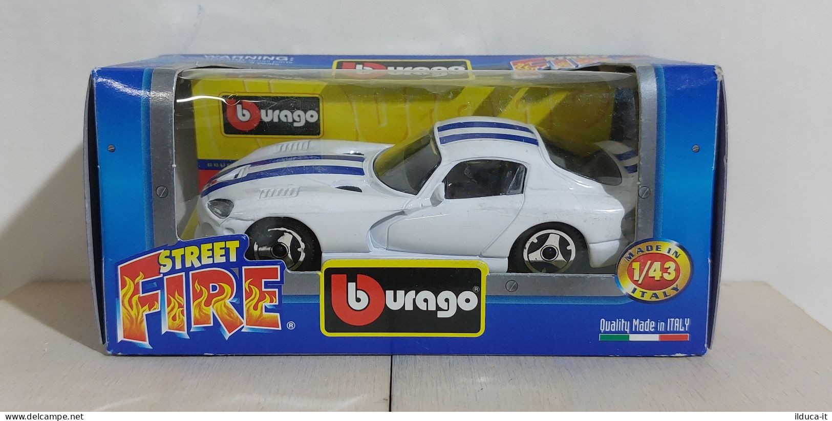 I116206 BURAGO 1/43 Serie Street Fire - Dodge Viper GTS Coupè - Box - Burago