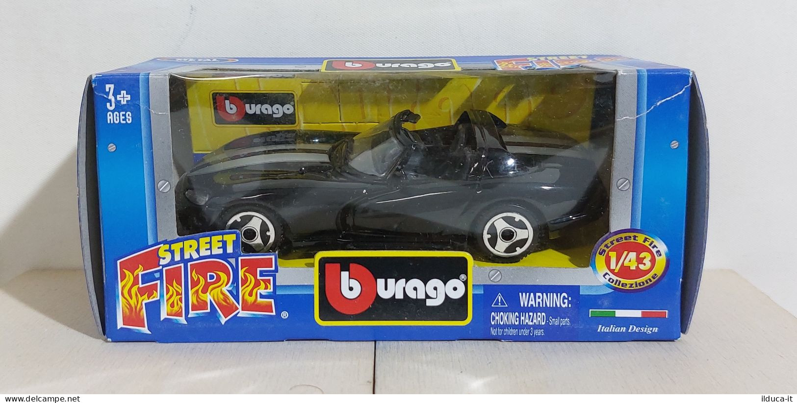 I116214 BURAGO 1/43 Serie Street Fire - Dodge Viper Rt/10 - Box - Burago