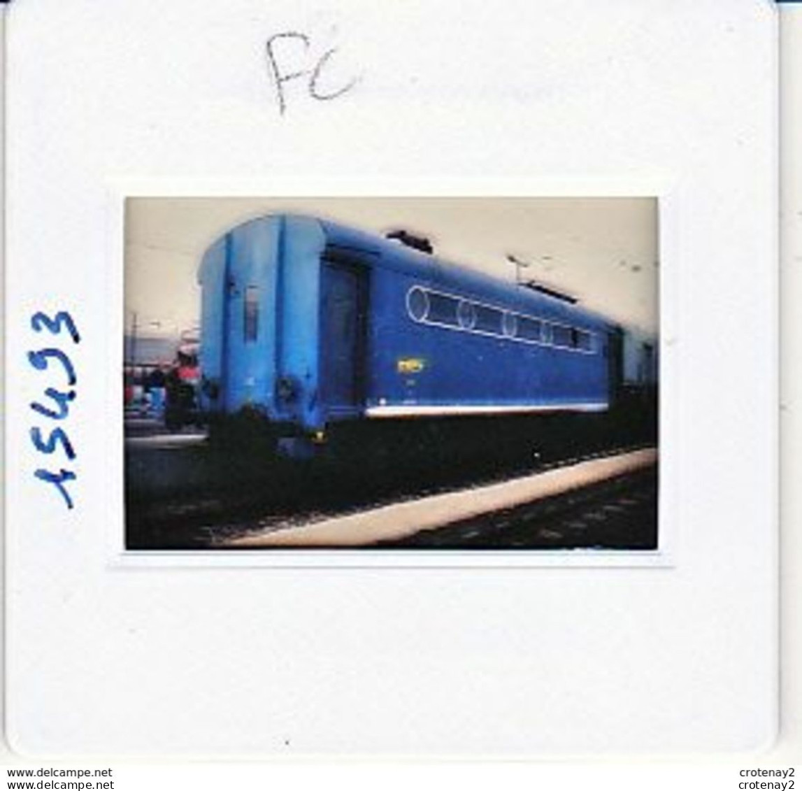 Photo Diapo Diapositive Slide Train Wagon Locomotive Fourgon Chaudière SNCF Le 3/10/1998 VOIR ZOOM - Diapositives
