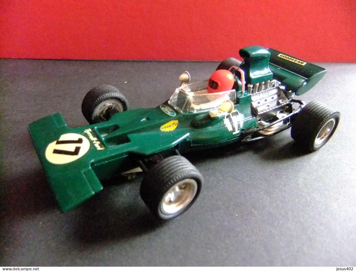 SCALEXTRIC EXIN TYRRELL FORD 17 JACKIE STEWART VERDE REF. C48 MADE IN SPAIN - Circuiti Automobilistici