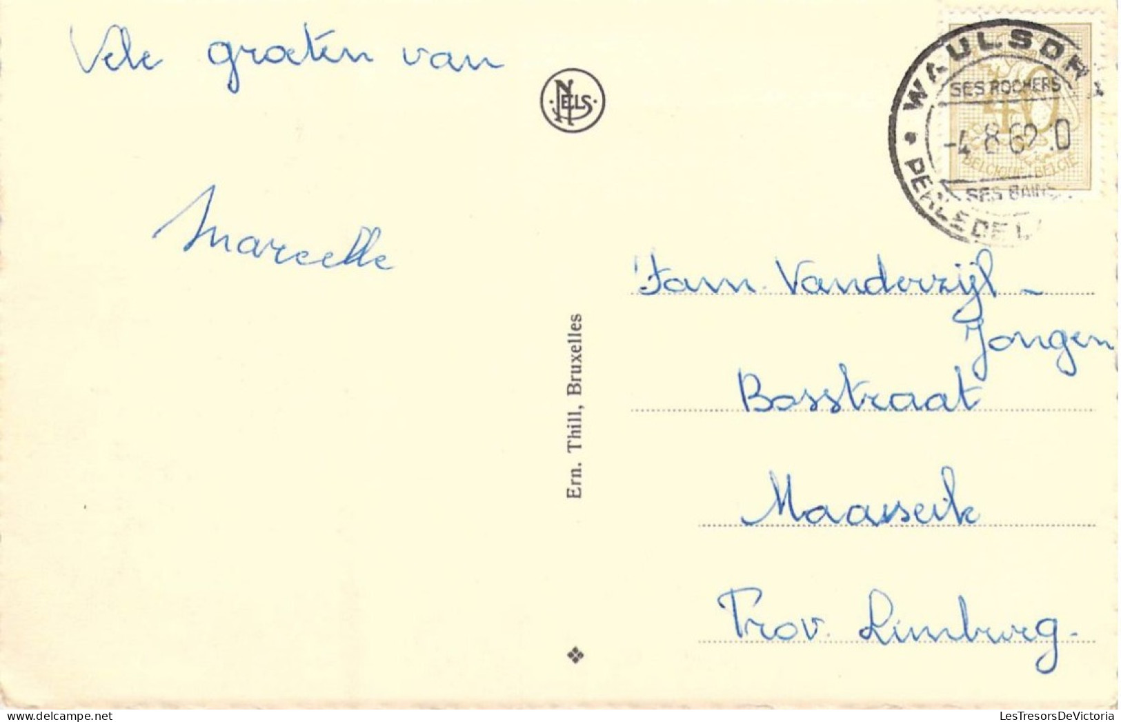 BELGIQUE - Waulsort - La Meuse Et Les Hôtels - Carte Postale Ancienne - Hastiere