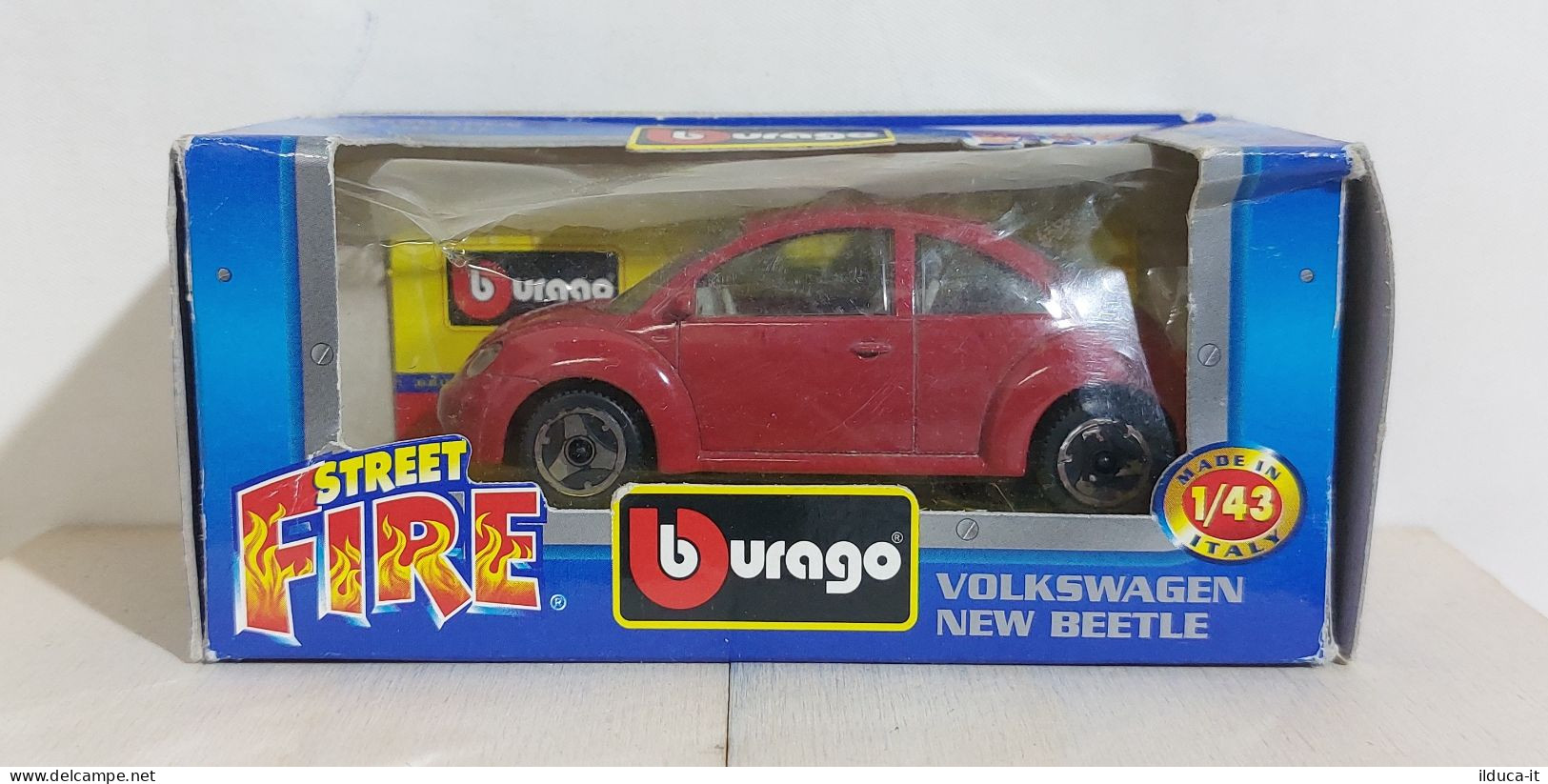 I116258 BURAGO 1/43 Serie Street Fire - Volkswagen New Beetle - Box - Burago