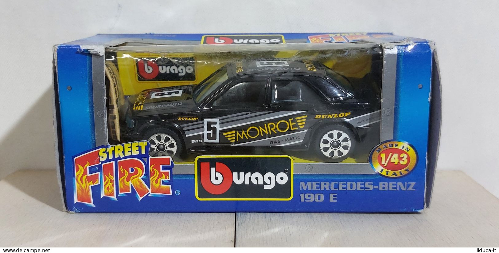 I116260 BURAGO 1/43 Serie Street Fire - Mercedes-Benz 190 E - Box - Burago