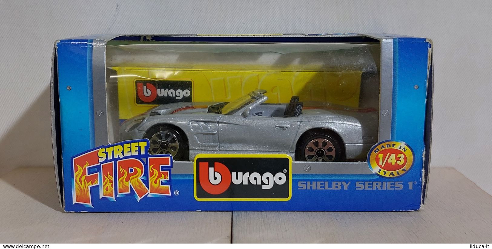 I116266 BURAGO 1/43 Serie Street Fire - Shelby Series 1° - Box - Burago