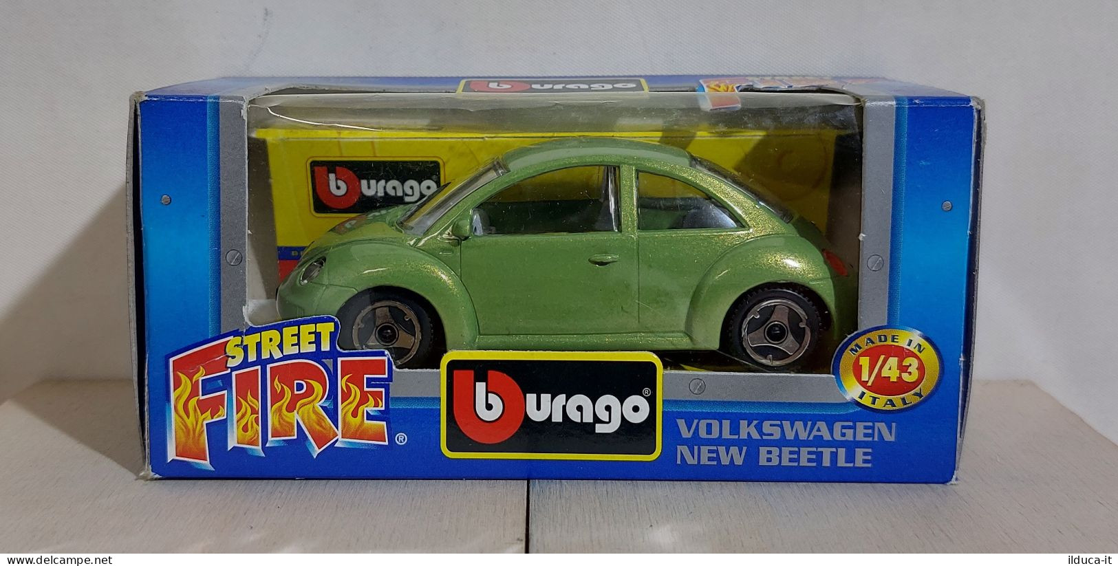 I116268 BURAGO 1/43 Serie Street Fire - Volkswagen New Beetle - Box - Burago