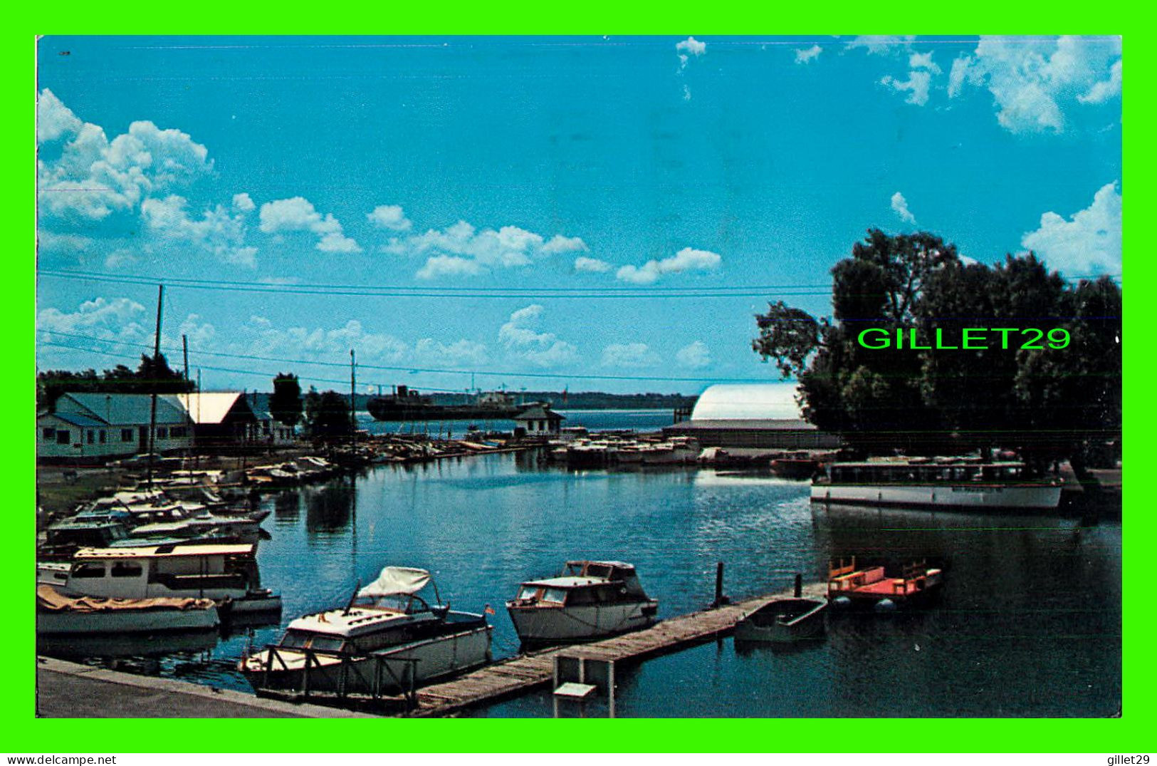 BROCKVILLE, ONTARIO - THE SMALL BOAT HARBOUR AND YACHT CLUB - TRAVEL IN 1964 - PUB. BY THE GANANOQUE REPORTER - - Brockville