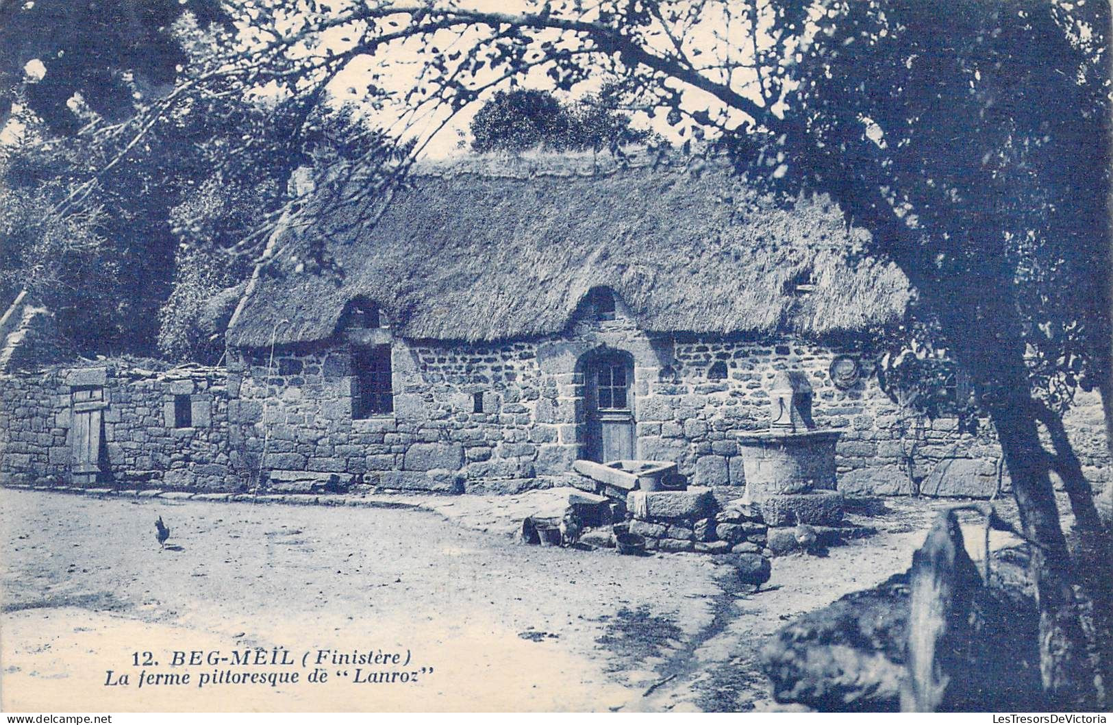 FRANCE - 29 - Beg-Meil - La Ferme Pittoresque De " Lanroz " - Carte Postale Ancienne - Beg Meil