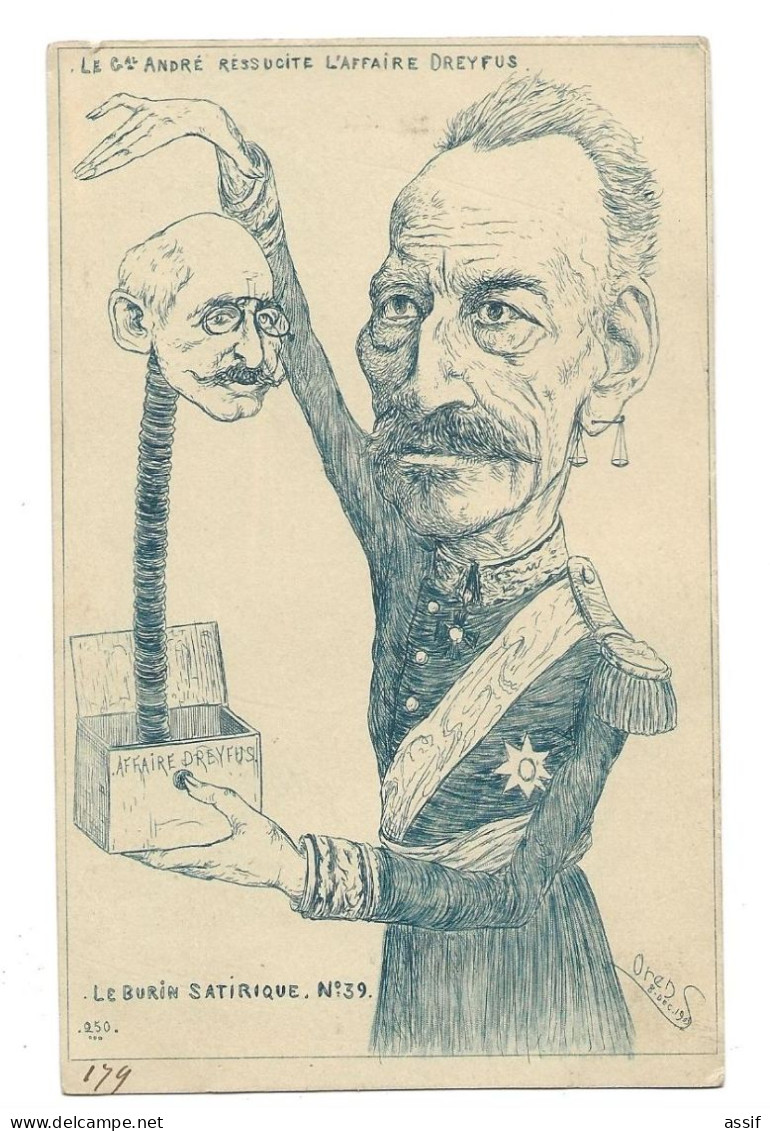 ORENS  Le Gal André Ressucite L'affaire Dreyfus    Le Burin Satirique 1903  N° 39 - Orens