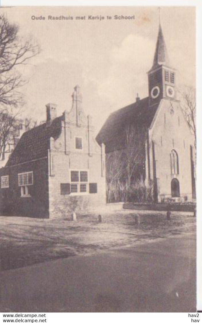 Schoorl Oude Raadhuis Met Kerkje 1932 RY15678 - Schoorl