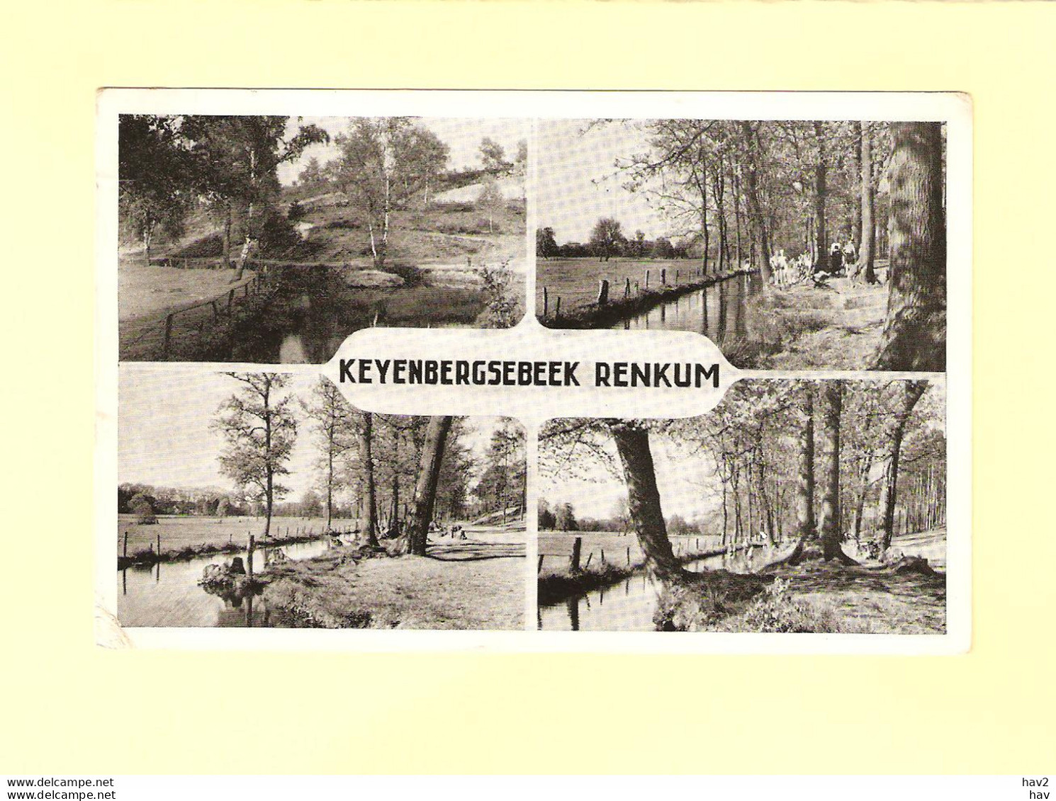 Renkum 4-luik Kleyenbergsebeek 1956 RY32682 - Renkum