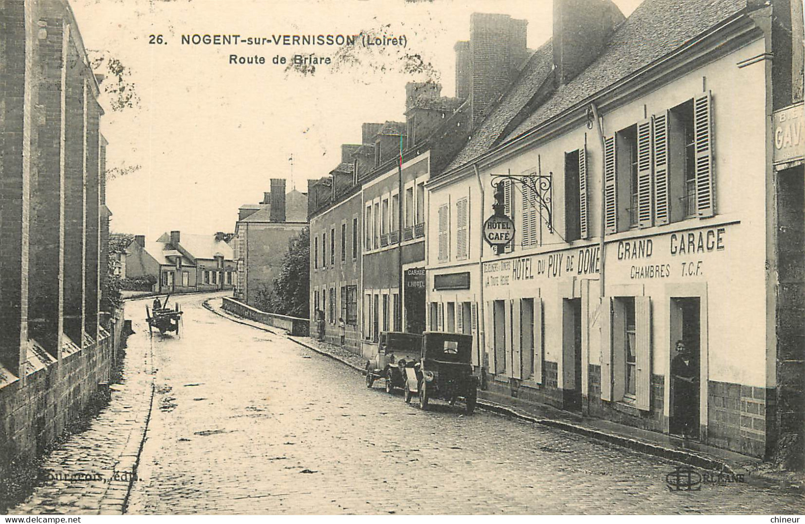 NOGENT SUR VERNISSON ROUTE DE BRIARE HOTEL DU PUY DE DOME - Sonstige & Ohne Zuordnung