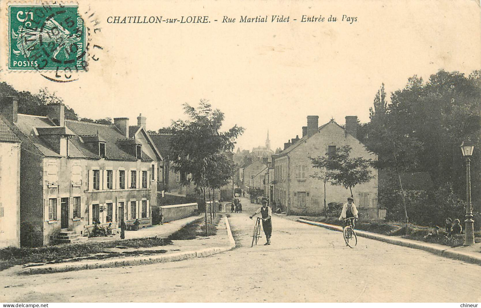 CHATILLON SUR LOIRE RUE MARTIAL VIDET ENTREE DU PAYS - Chatillon Sur Loire