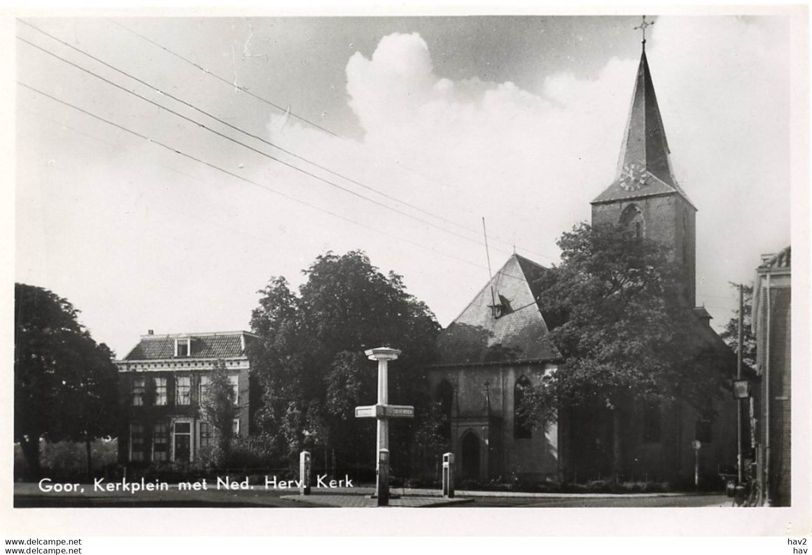 Goor Kerkplein Ned.herv. Kerk AM4405 - Goor