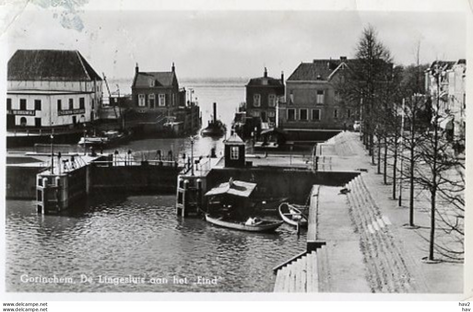 Gorinchem De Lingesluis Aan Het End AM2406 - Gorinchem