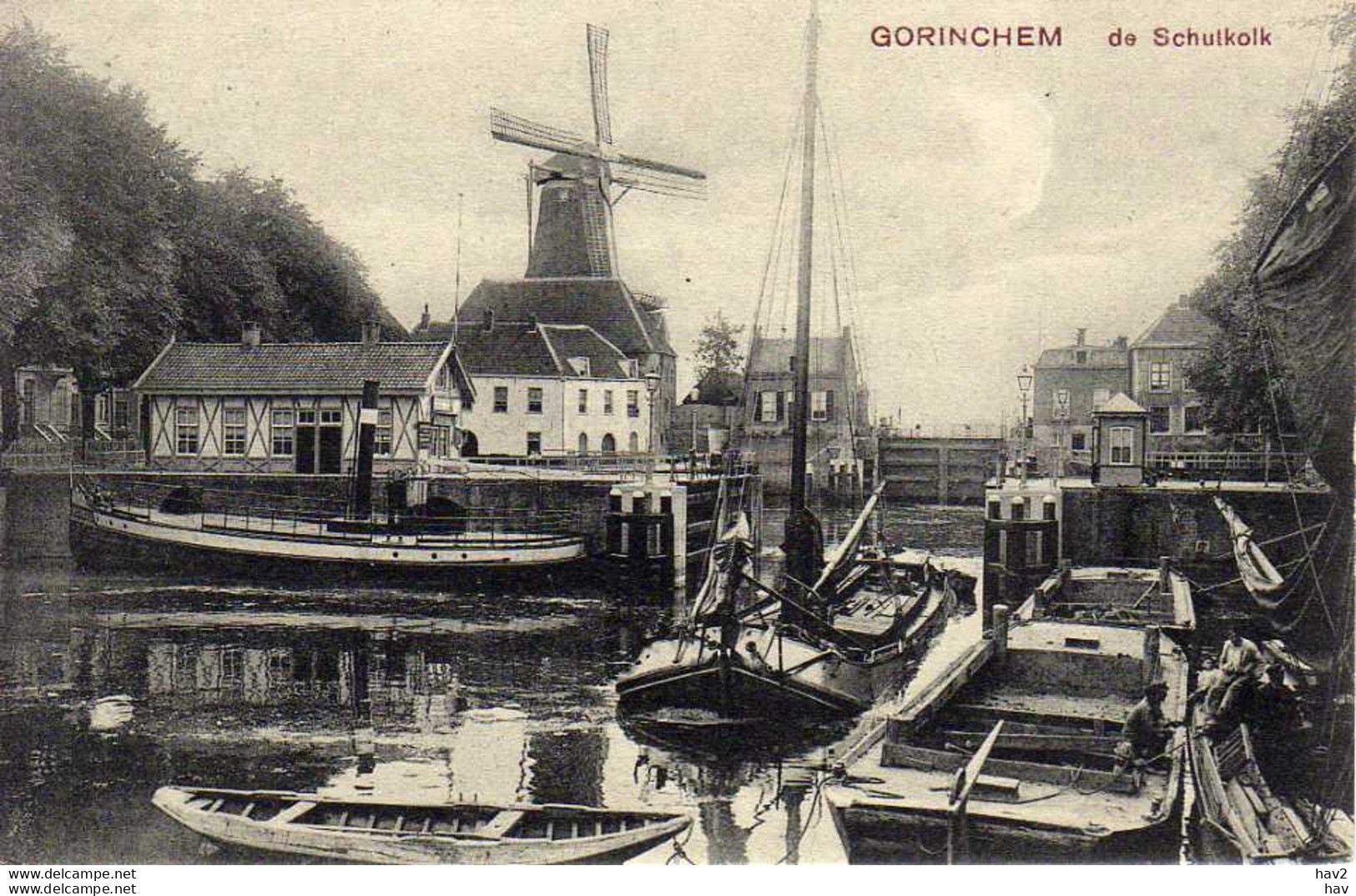 Gorinchem De Schutkolk Molen Binnenvaart 4531 - Gorinchem