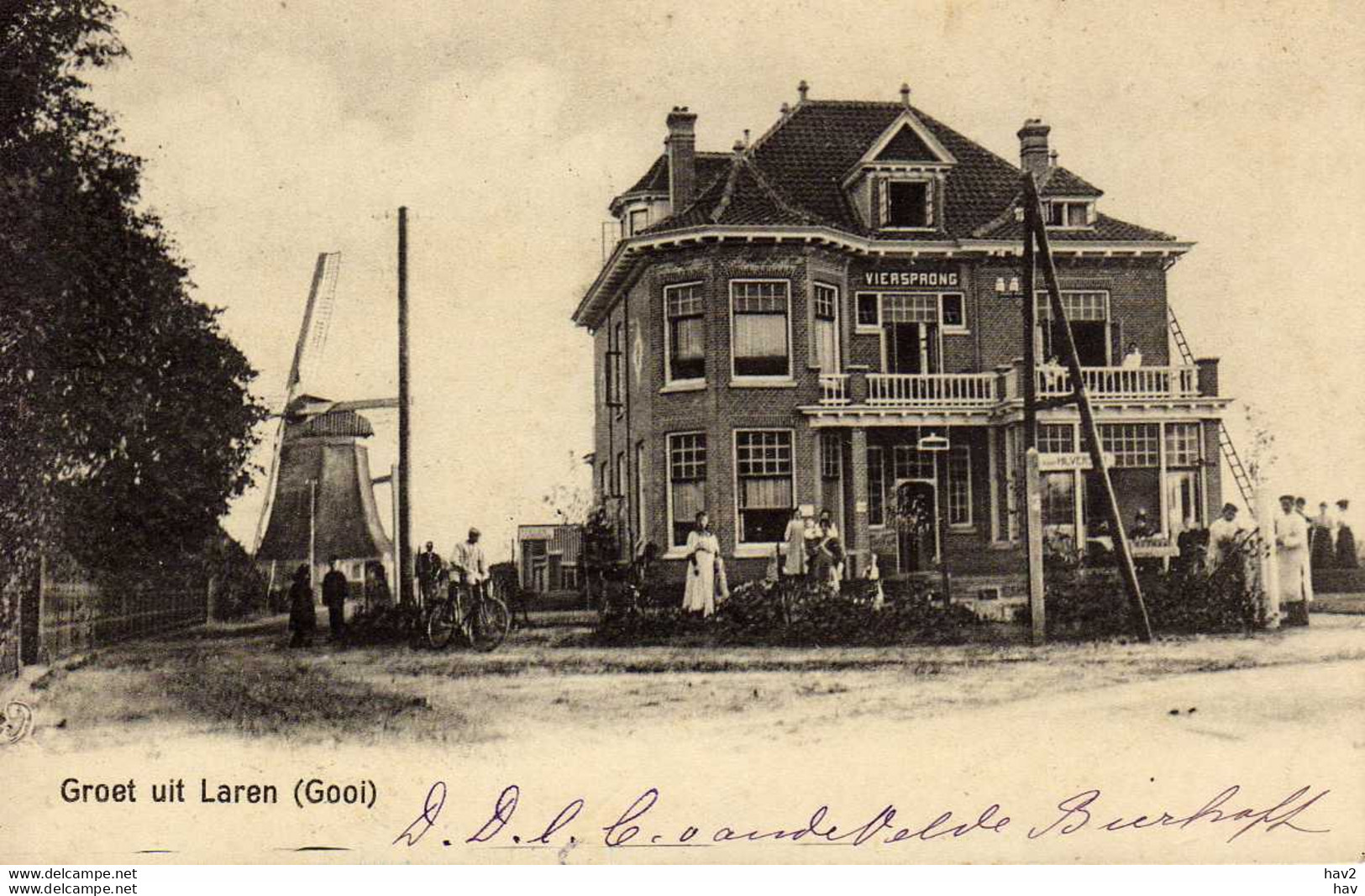 Laren ( Gooi) Molen Huis De Viersprong   4574 - Laren (NH)