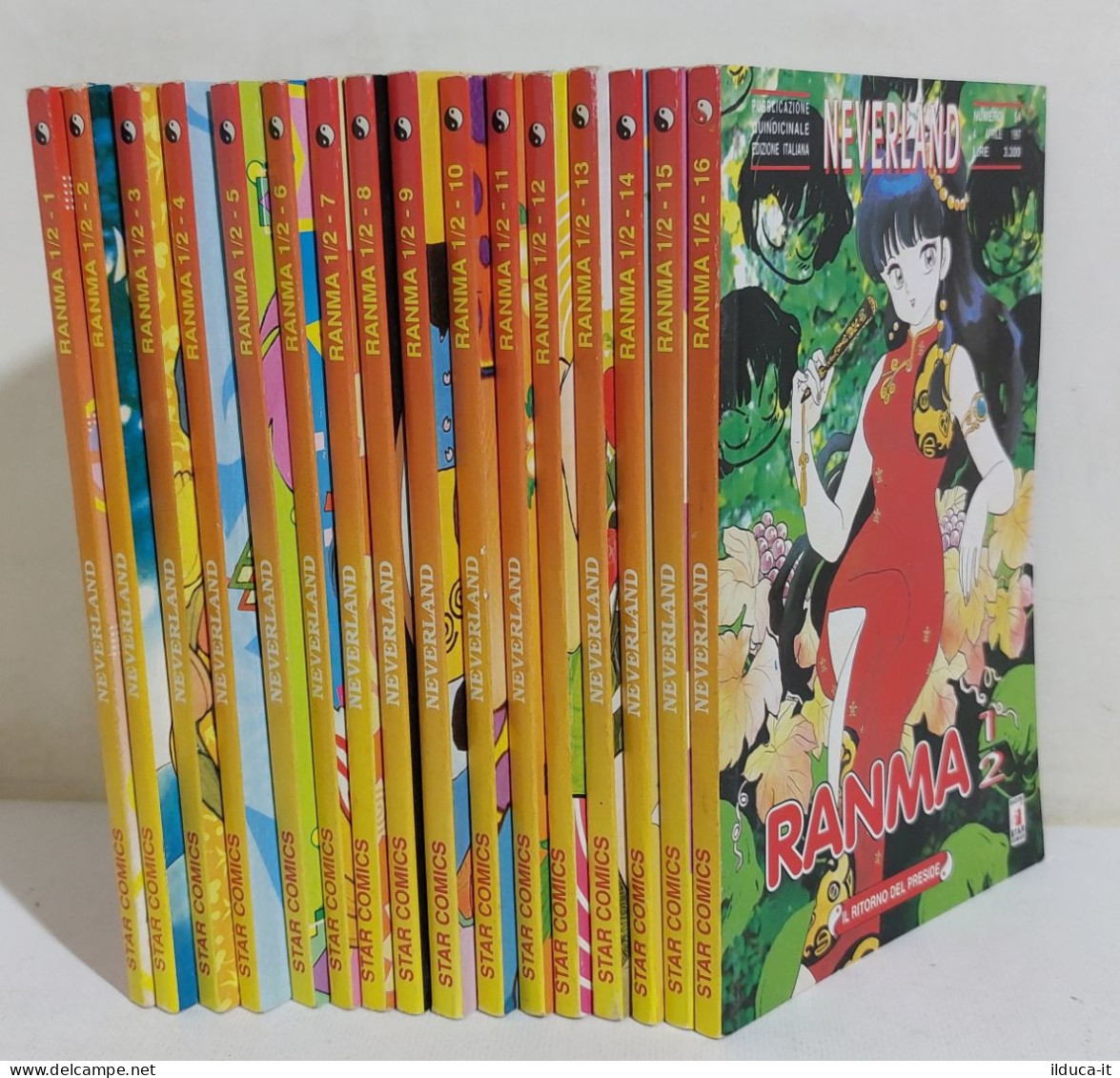 47946 Primi 16 Numeri (di 53) - RANMA 1/2 - Star Comics 1996 - Manga