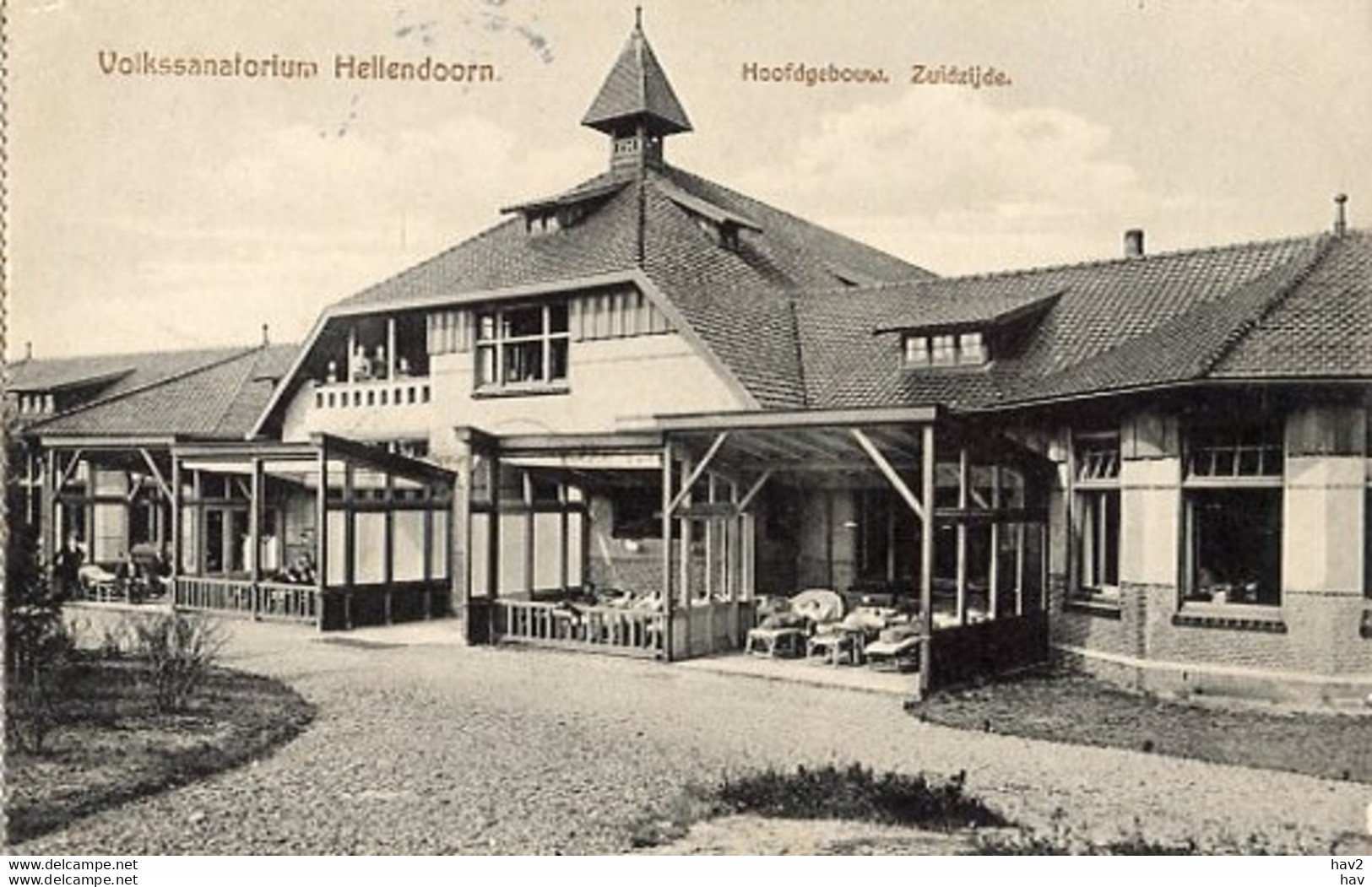 Hellendoorn Volkssanatoreum Hfdgebouw Zz AM2536 - Hellendoorn