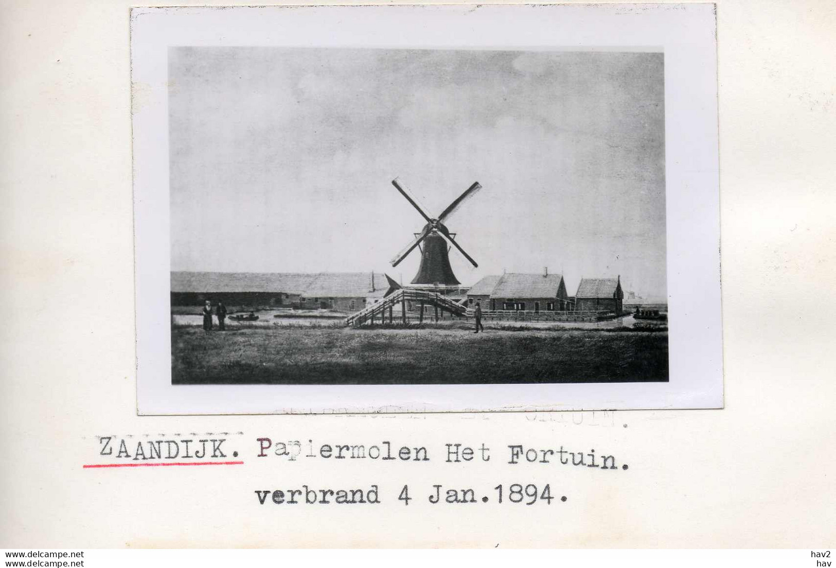 Zaandijk Papiermolen Het Fortuin 5031 - Zaanstreek