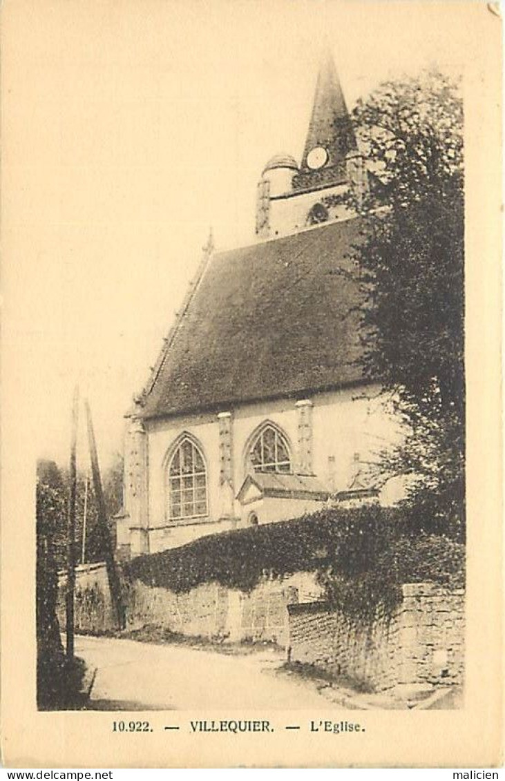 - Seine Maritime -ref-C556- Villequier - L Eglise  -edit Riviere Bureau N°10.922 - - Villequier