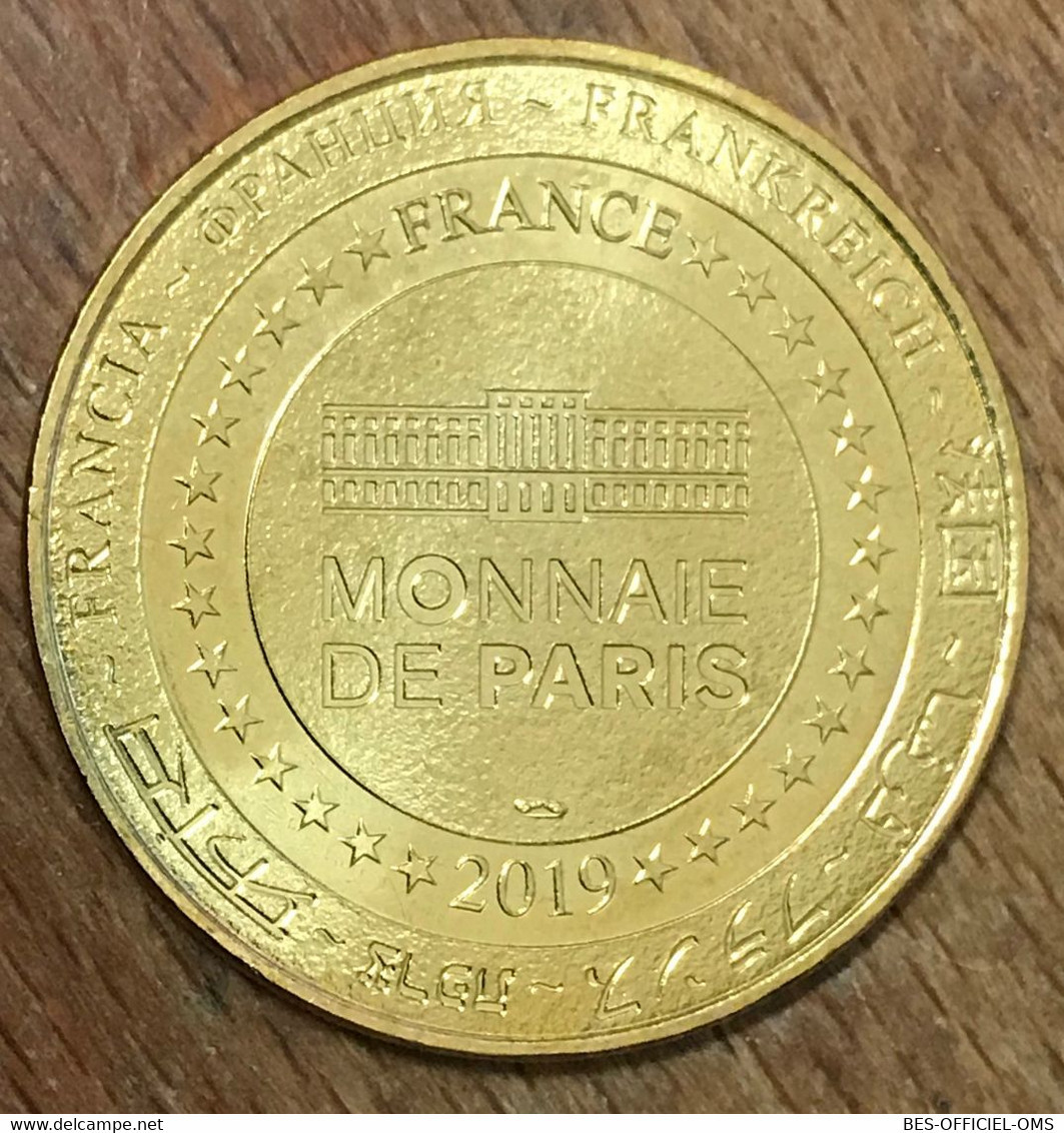 74 CHAMONIX MONT-BLANC MER DE GLACE MDP 2019 MÉDAILLE SOUVENIR MONNAIE DE PARIS JETON TOURISTIQUE MEDALS COINS TOKENS - 2019