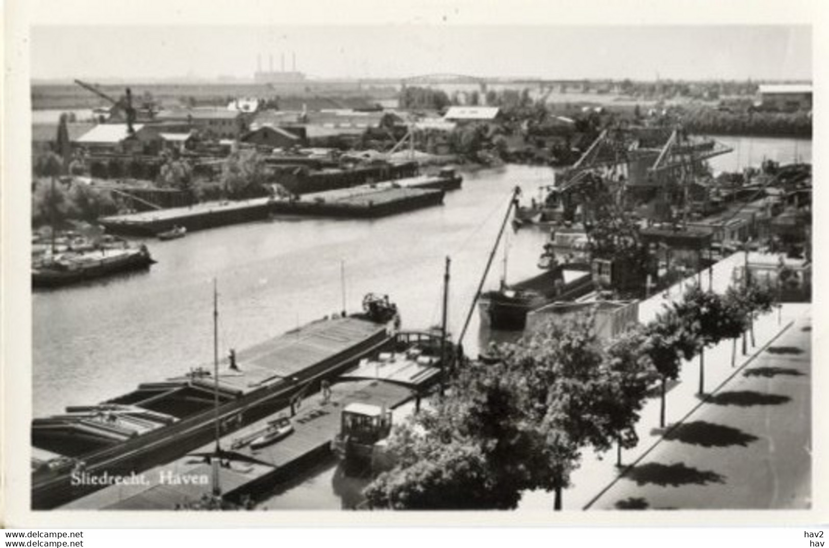 Sliedrecht Haven Schip Binnenvaart  AM3324 - Sliedrecht