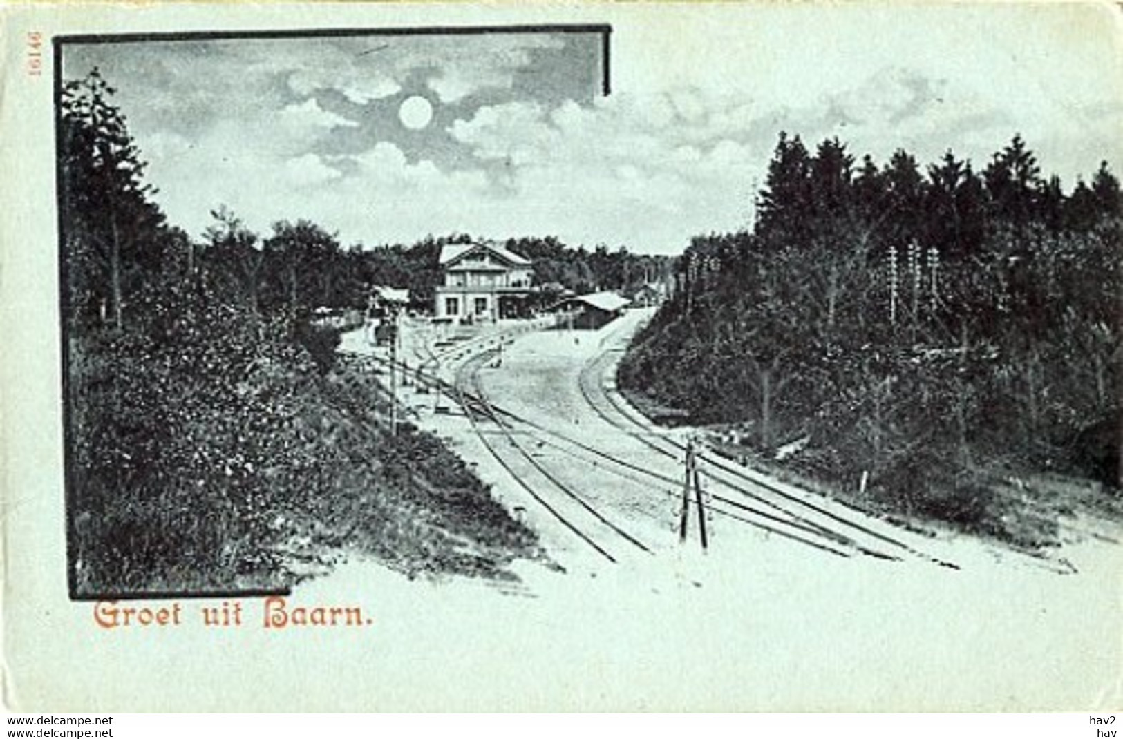 Baarn Groeten Uit Station Voor 1900   AM3265 - Baarn