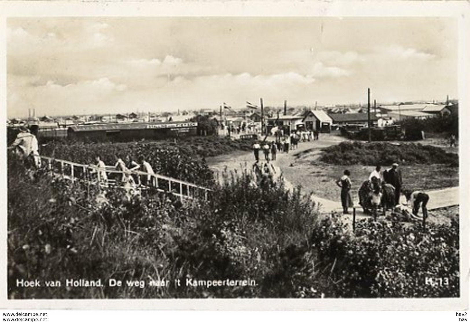 Hoek V Holland Weg Naar 't Kampeerterrein  AM3127 - Hoek Van Holland