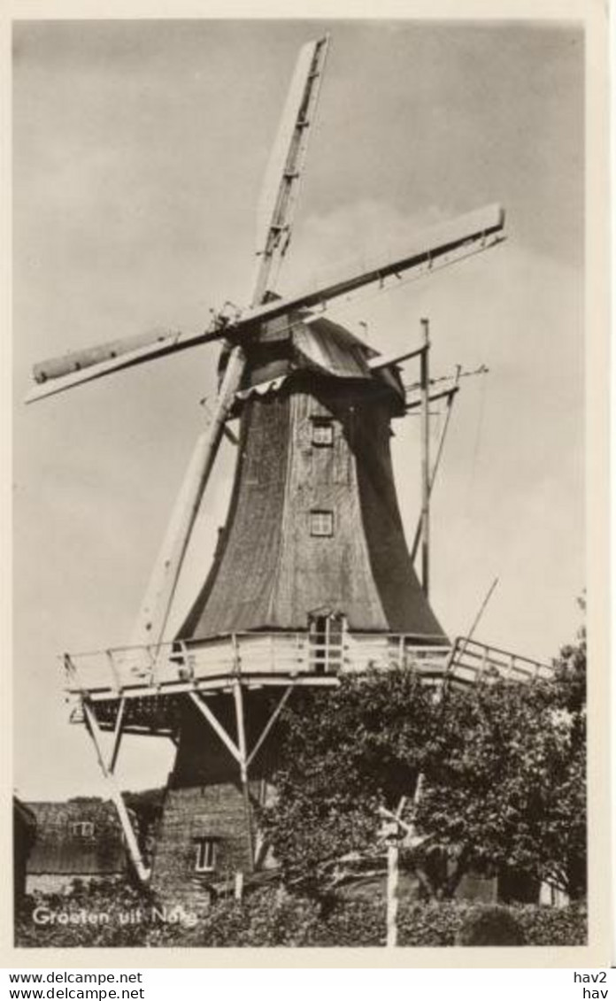 Norg Molen Met Bilau Wieken 2654 - Norg