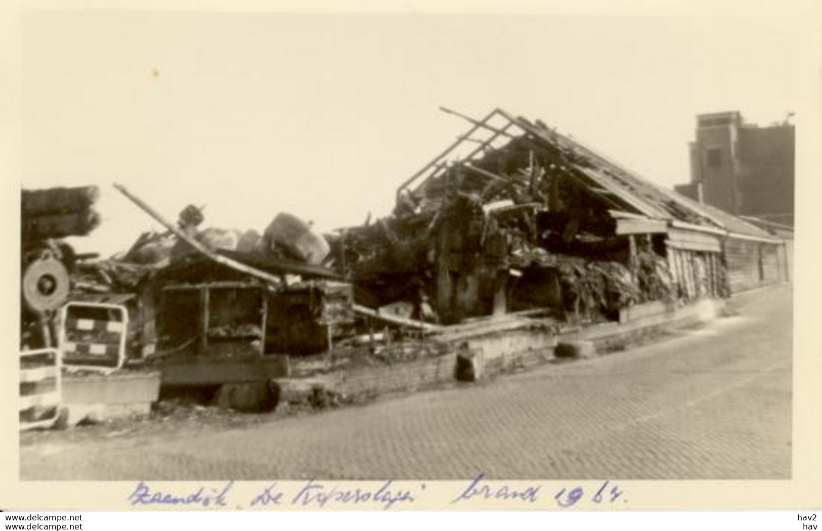 Zaandijk Molen De Koperslager Afgebrand 2936 - Zaanstreek