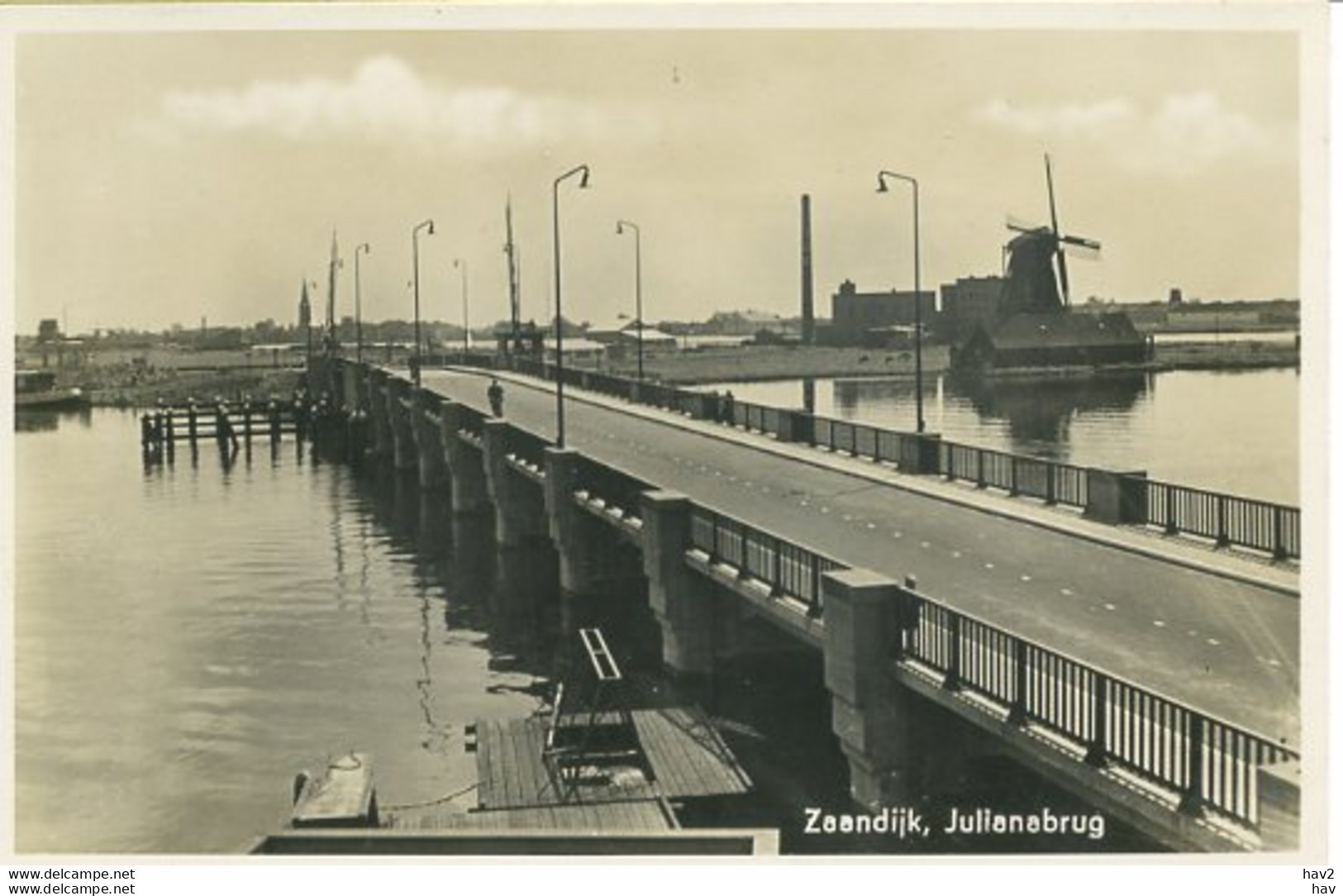 Zaandijk Julianabrug Molen AM886 - Zaanstreek