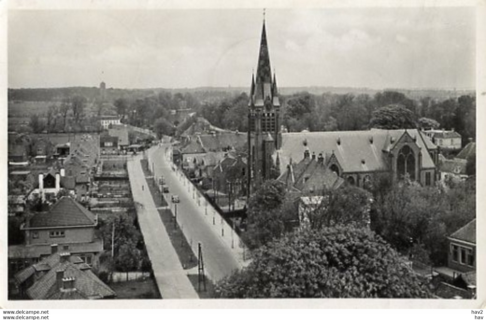 Breukelen Straatweg R.k.kerk Panorama  AM3669 - Breukelen