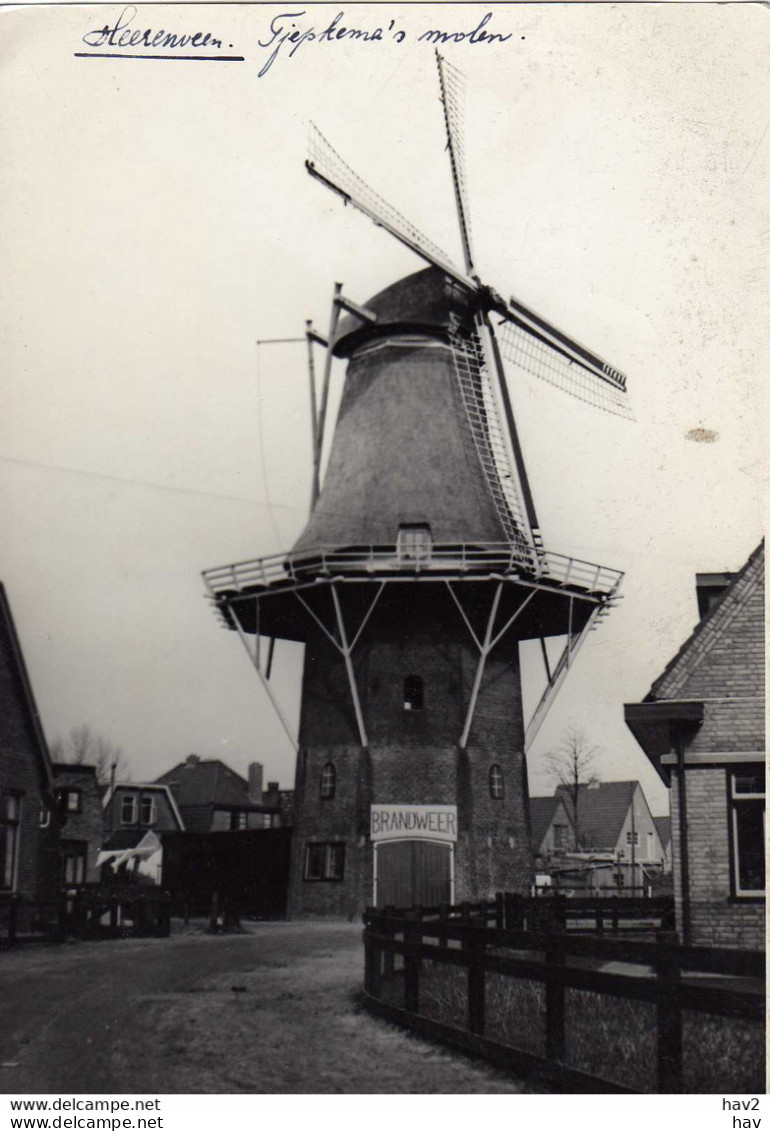 Heerenveen Tjepkemas Molen Originele Foto 4427 - Heerenveen