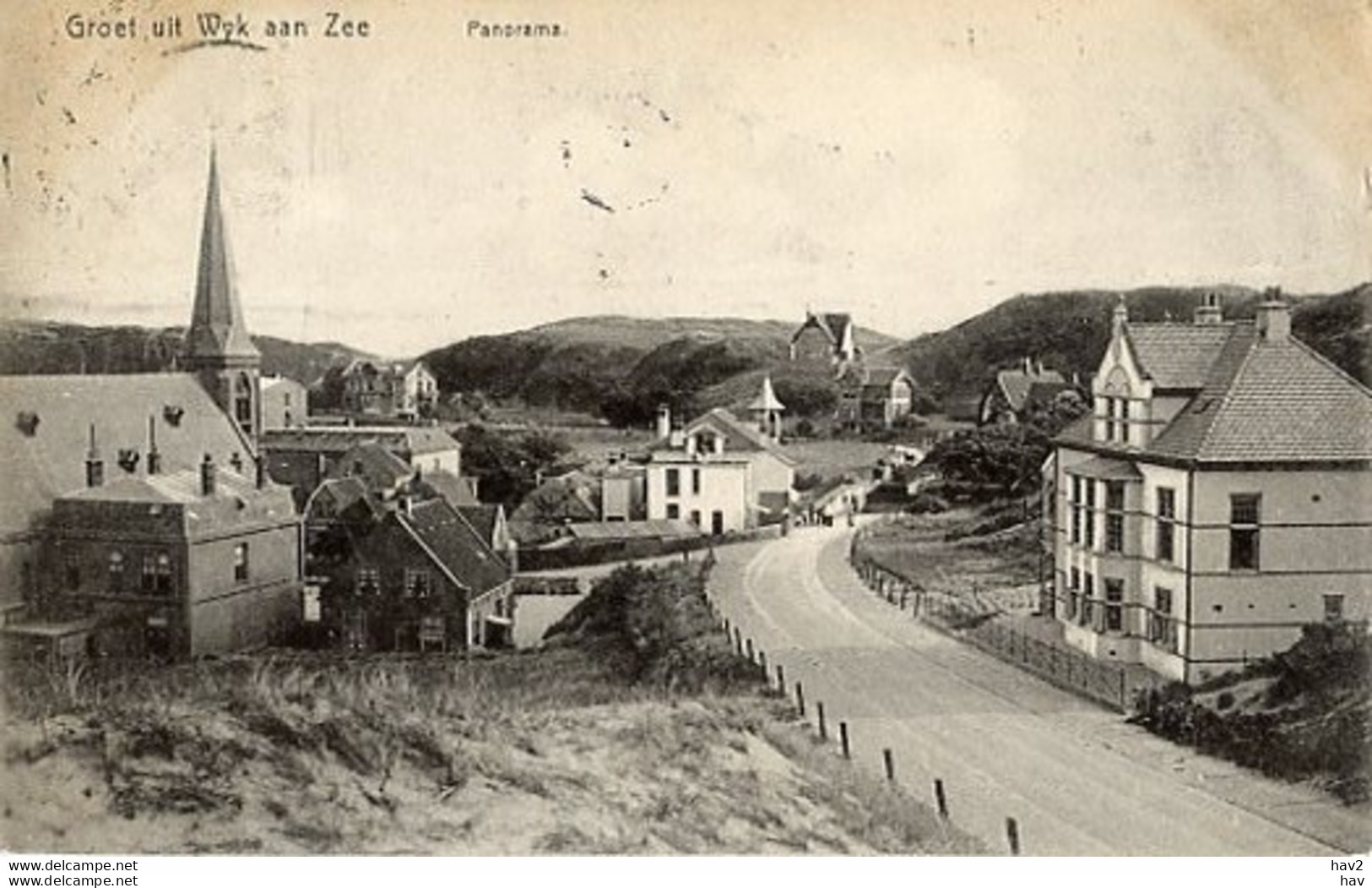 Wijk Aan Zee Panorama Kerk AM3632 - Wijk Aan Zee