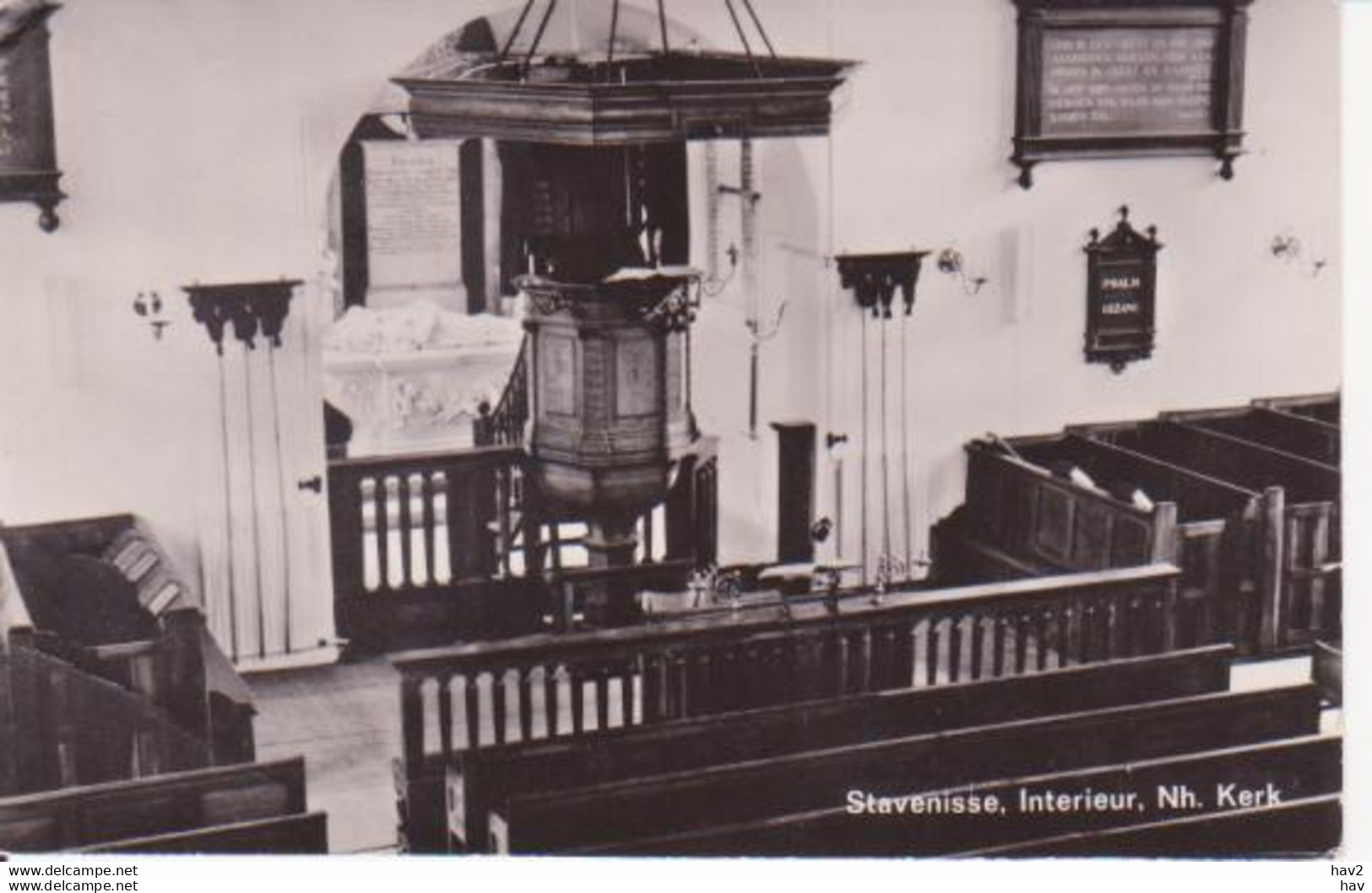 Stavenisse N.H. Kerk  Interieur RY 9291 - Stavenisse