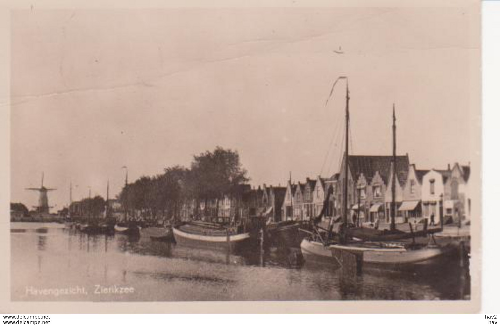 Zierikzee Havengezicht 1950 RY 9496 - Zierikzee