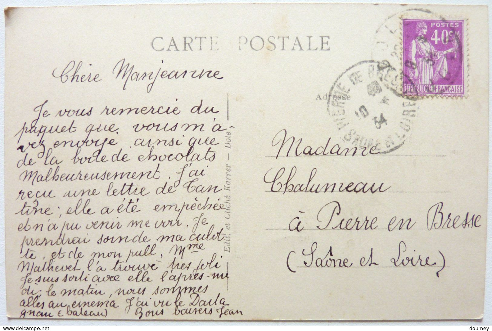 PRÉAU DE L'ÉCOLE PASTEUR - DOLE - Dole