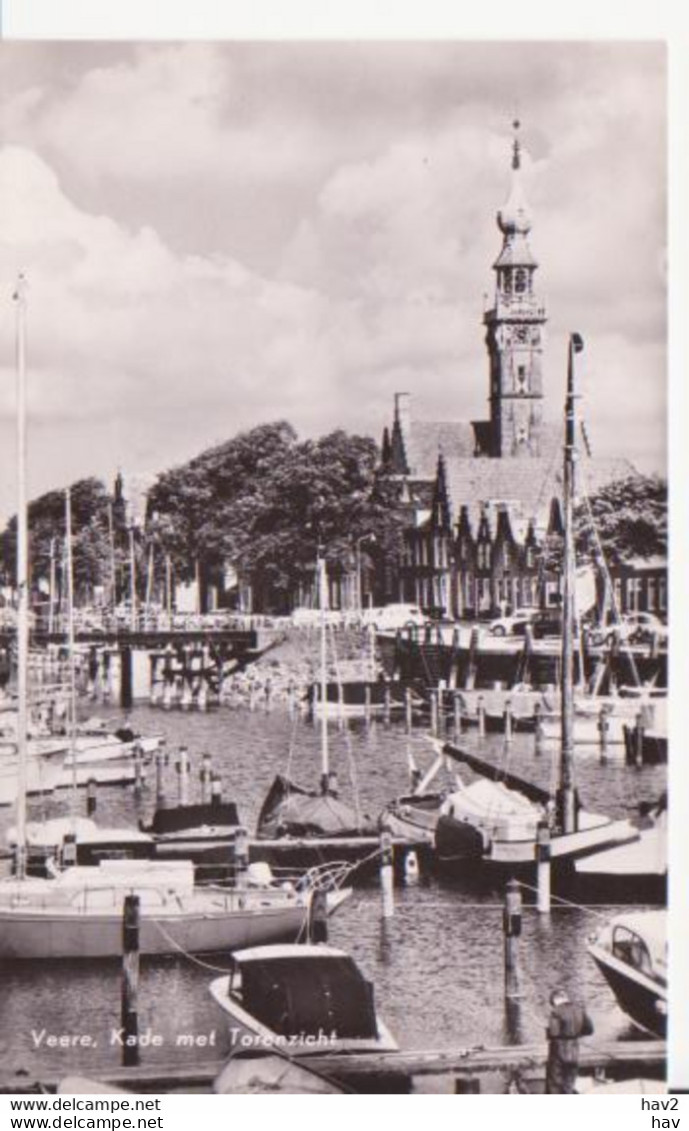 Veere Kade Met Toren Zicht 1968 RY 8589 - Veere