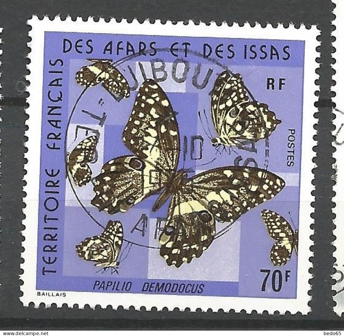 AFARS ET ISSAS  N° 407 OBL / Used - Usati