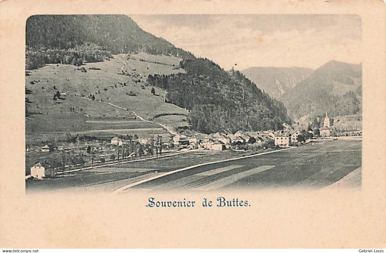 Souvenir De Buttes Val-de-Travers - Buttes 