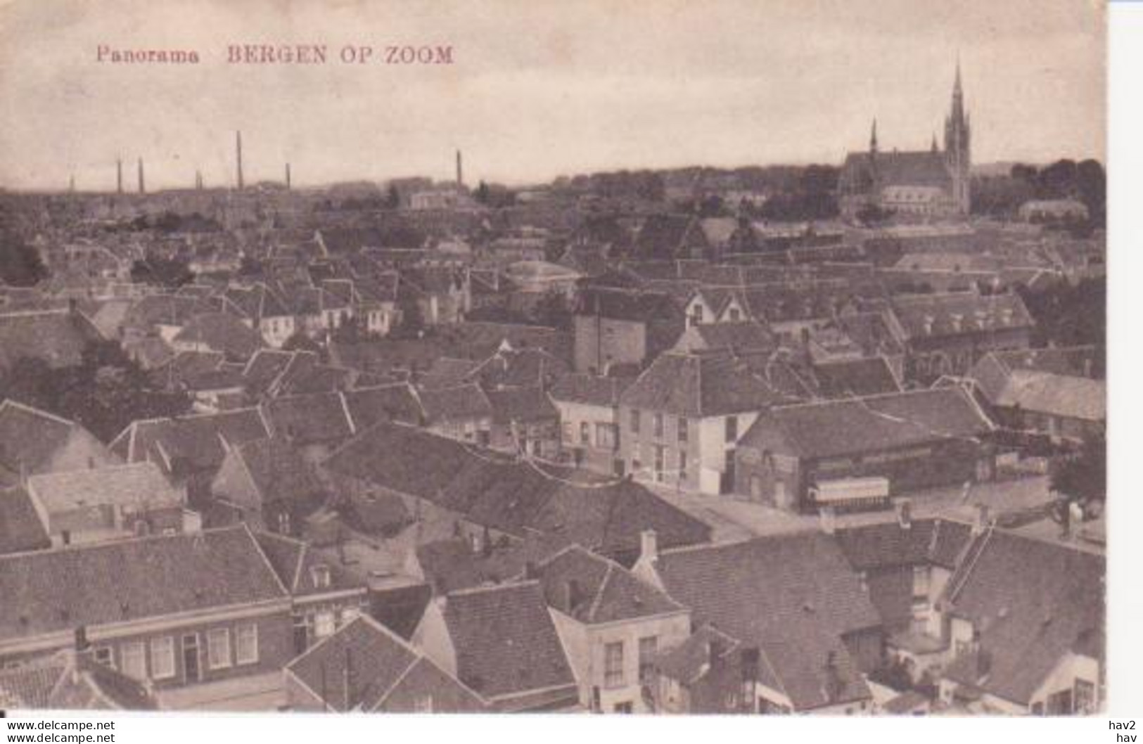 Bergen Op Zoom Panorama 1926 RY 7602 - Bergen Op Zoom