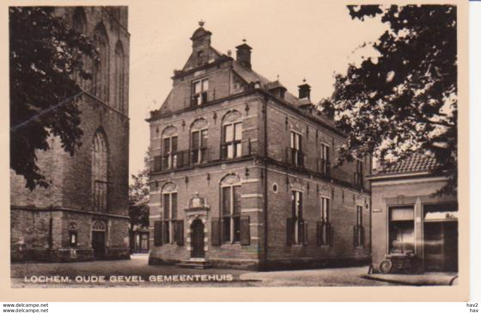 Lochem Gemeentehuis 1947 RY 7751 - Lochem
