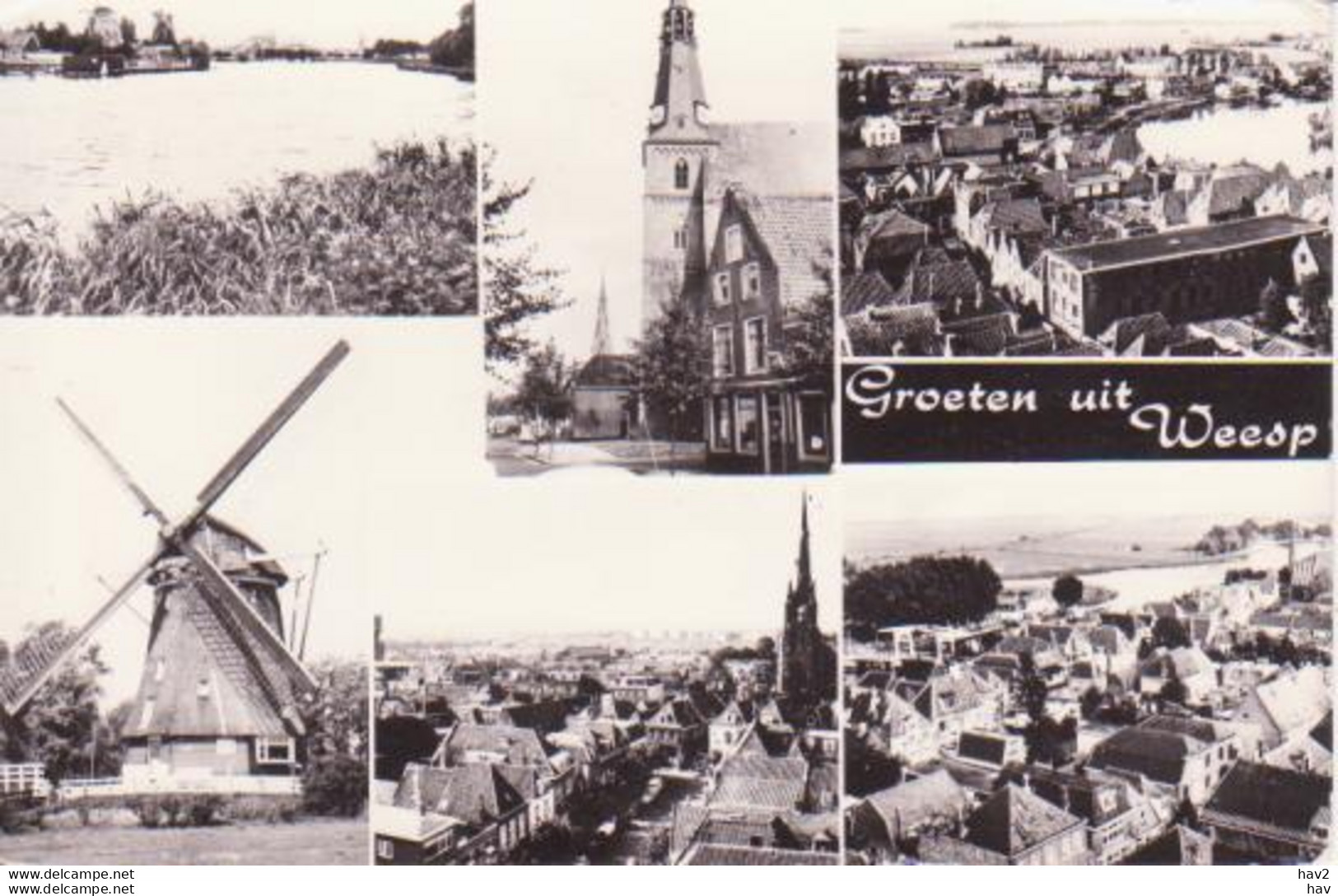 Weesp 6-luik Met Molen  RY 8115 - Weesp