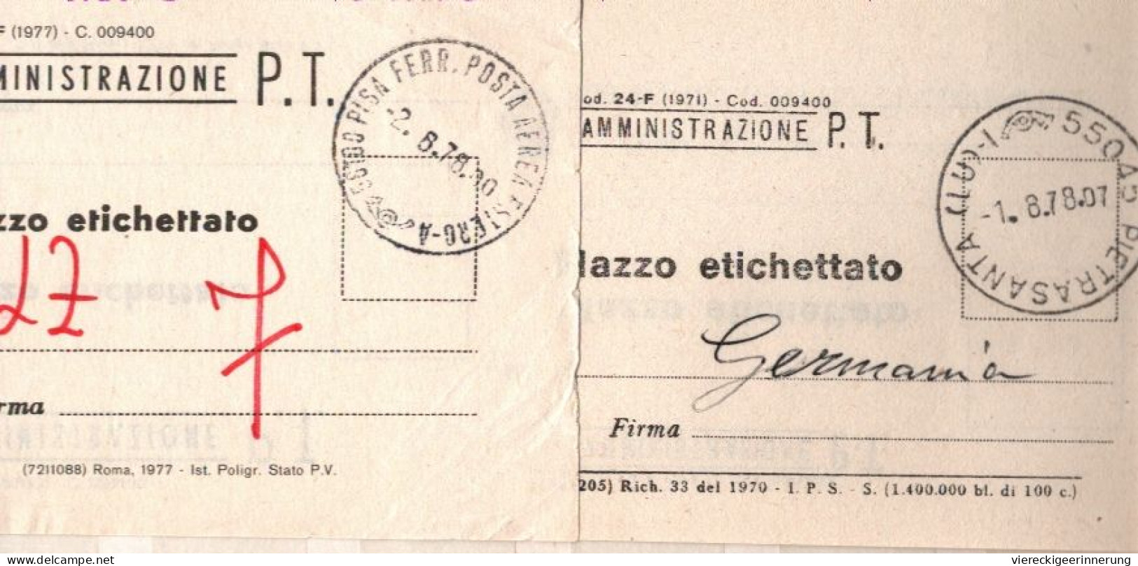 ! Schöne Sammlung Im Album Von 257 R-Zetteln + 26 Scheinen Aus Italien, Italy, Einschreibzettel, Recozettel - Sammlungen