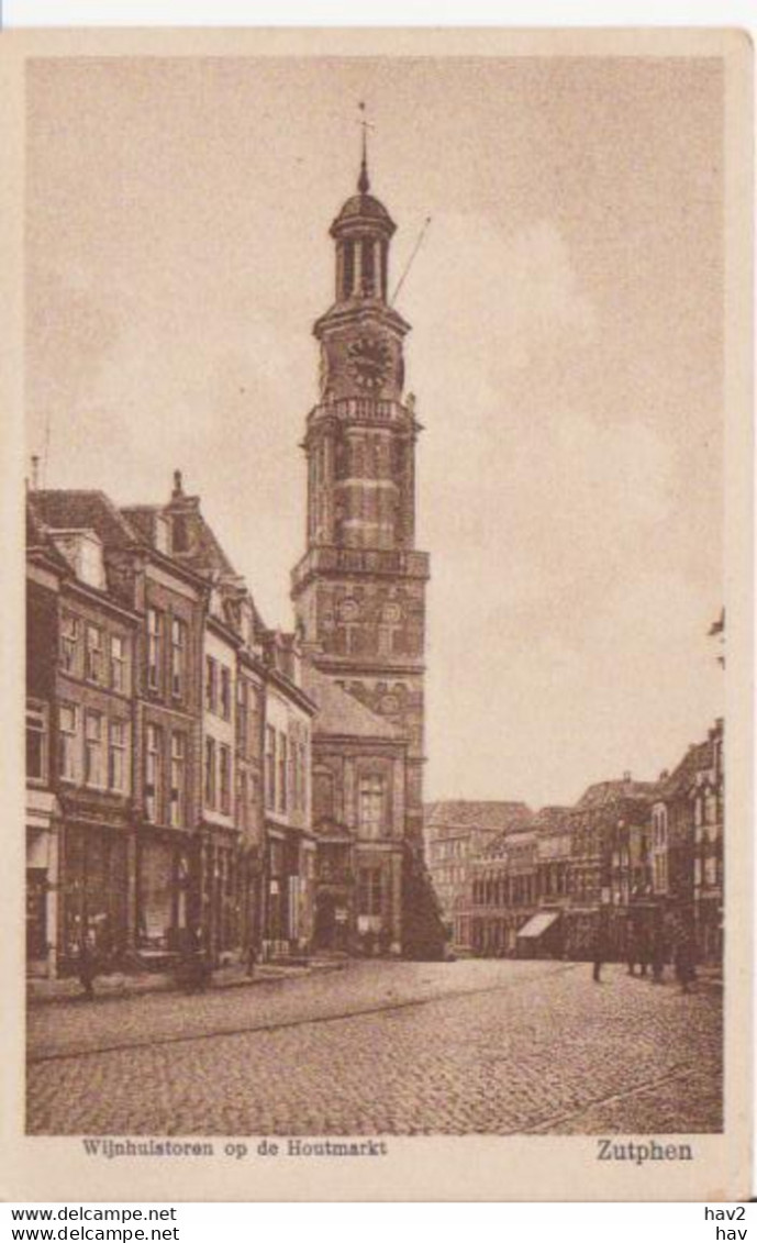 Zutphen Houtmarkt Wijnhuistoren 1929 RY 6986 - Zutphen