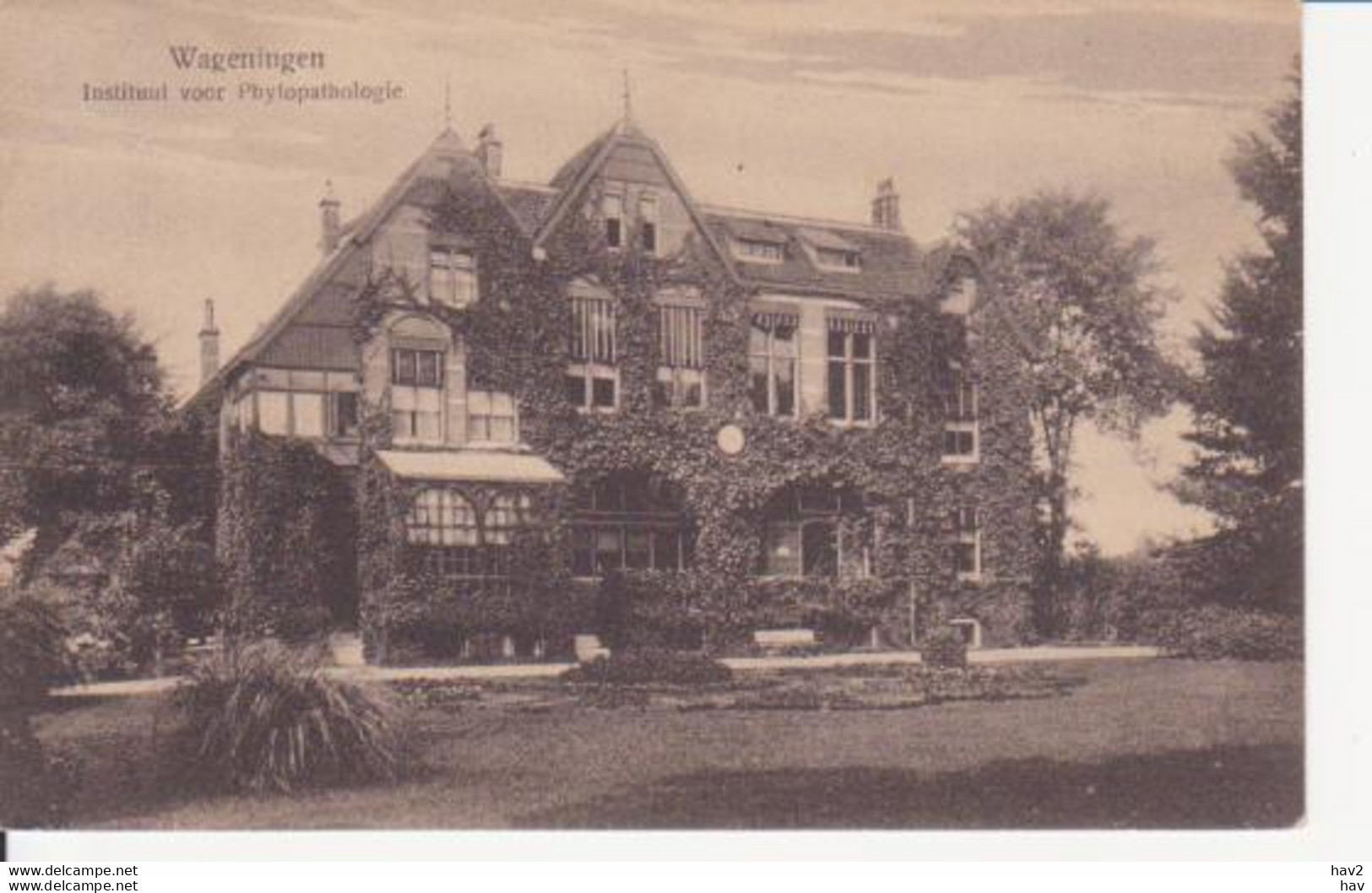 Wageningen Instituut Phytopathologie 1925 RY 7081 - Wageningen