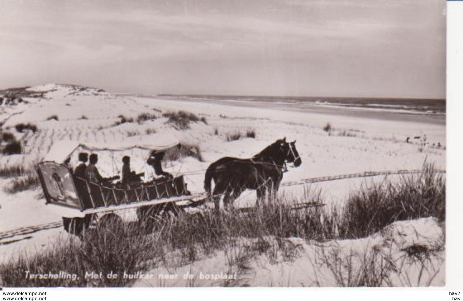 Terschelling Huifkar Naar Bosplaat 1963 RY 7110 - Terschelling